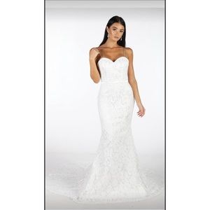 White wedding dress